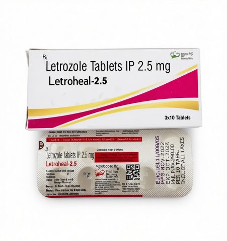 LETROZOLE TABLETS IP 2.5mgtab - ЦЕНА ЗА 10 ТАБ