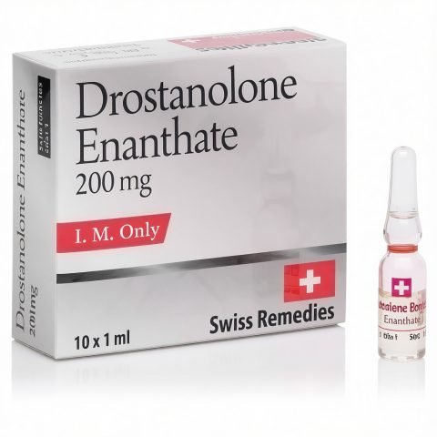 SWISS REMEDIES DROSTANOLONE ENANTHATE (ПРОСРОЧКА 02.2021) 200mg/ml - ЦЕНА ЗА 10 АМПУЛ