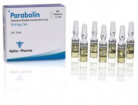 ALPHA PHARMA PARABOLIN (ПРОСРОЧКА 2021) 76.5мг/мл - цена за 5 ампул