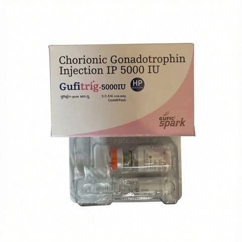 HCG GUFITRIG-5000IU - (АПТЕКА ИНДИЯ) ЦЕНА ЗА 5000ед. ХГЧ + раствор