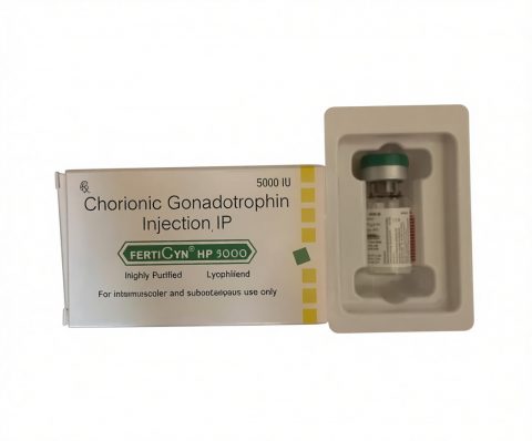 HCG FERTIGYN-5000IU - (АПТЕКА ИНДИЯ) ЦЕНА ЗА 5000ед. ХГЧ + раствор