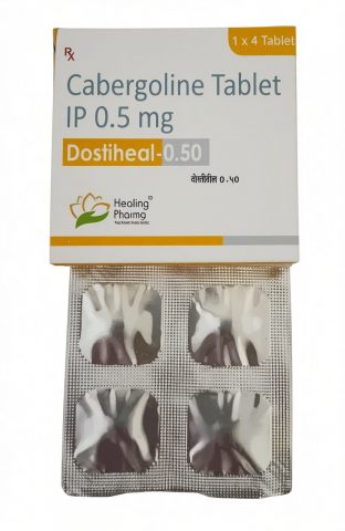 CABERGOLINE TABLET IP 0.5 MGTAB - ЦЕНА ЗА 4 ТАБЛЕТКИ