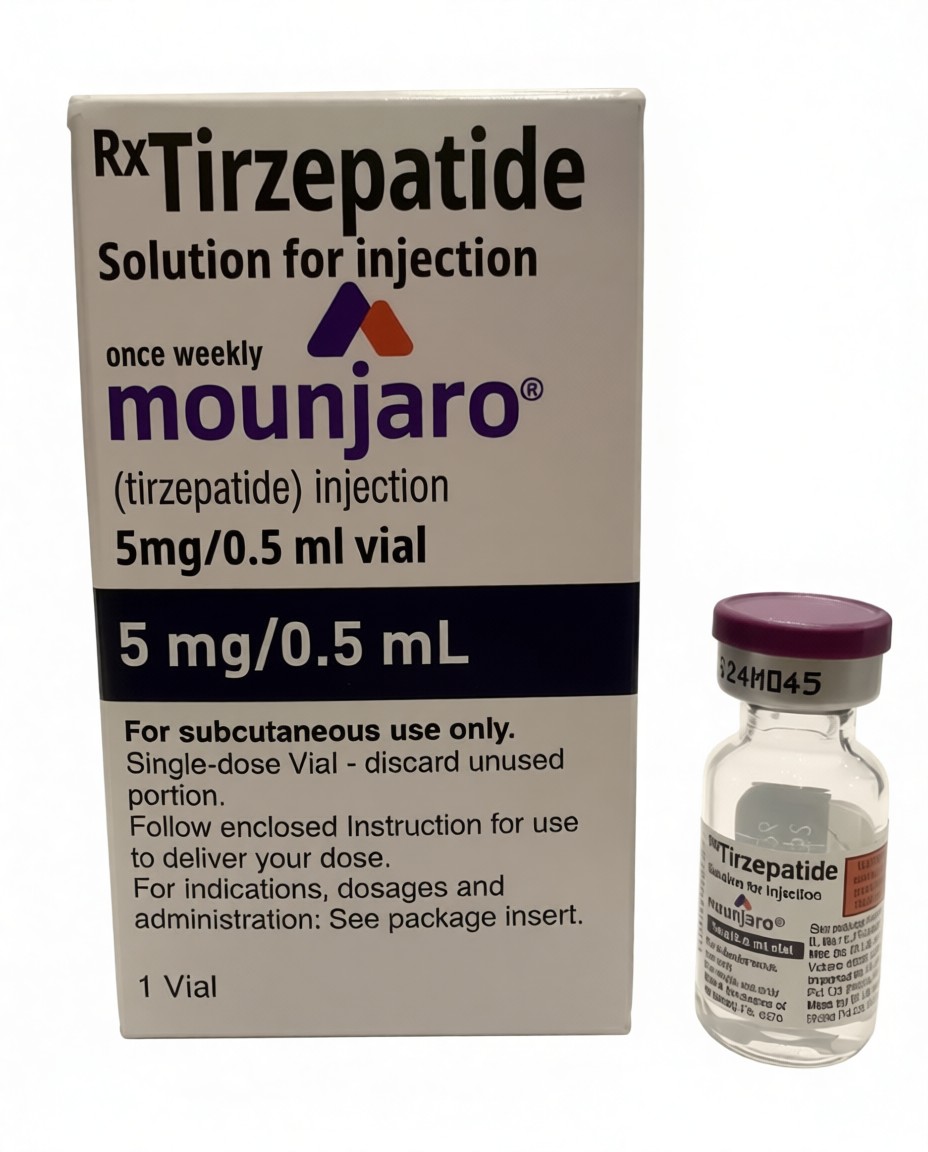 TIRZEPATIDE MOUNJARO (ГОДЕН ДО 10.2026) Цена за 5 mg/ 0.5 ml
