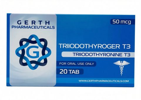 GERTH TRIIODOTHYROGER T3 50mcg/tab - цена за 20 таблеток.