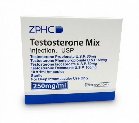 ZPHC TESTOSTERONE MIX(РЕПЛИКА) (08.2035) 250mg/amp - цена за 10 ампул