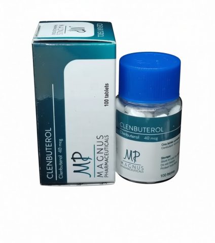 MAGNUS CLENBUTEROLE (ПРОСРОЧКА 05.2023) 40mcg/tab - ЦЕНА ЗА 100 ТАБ
