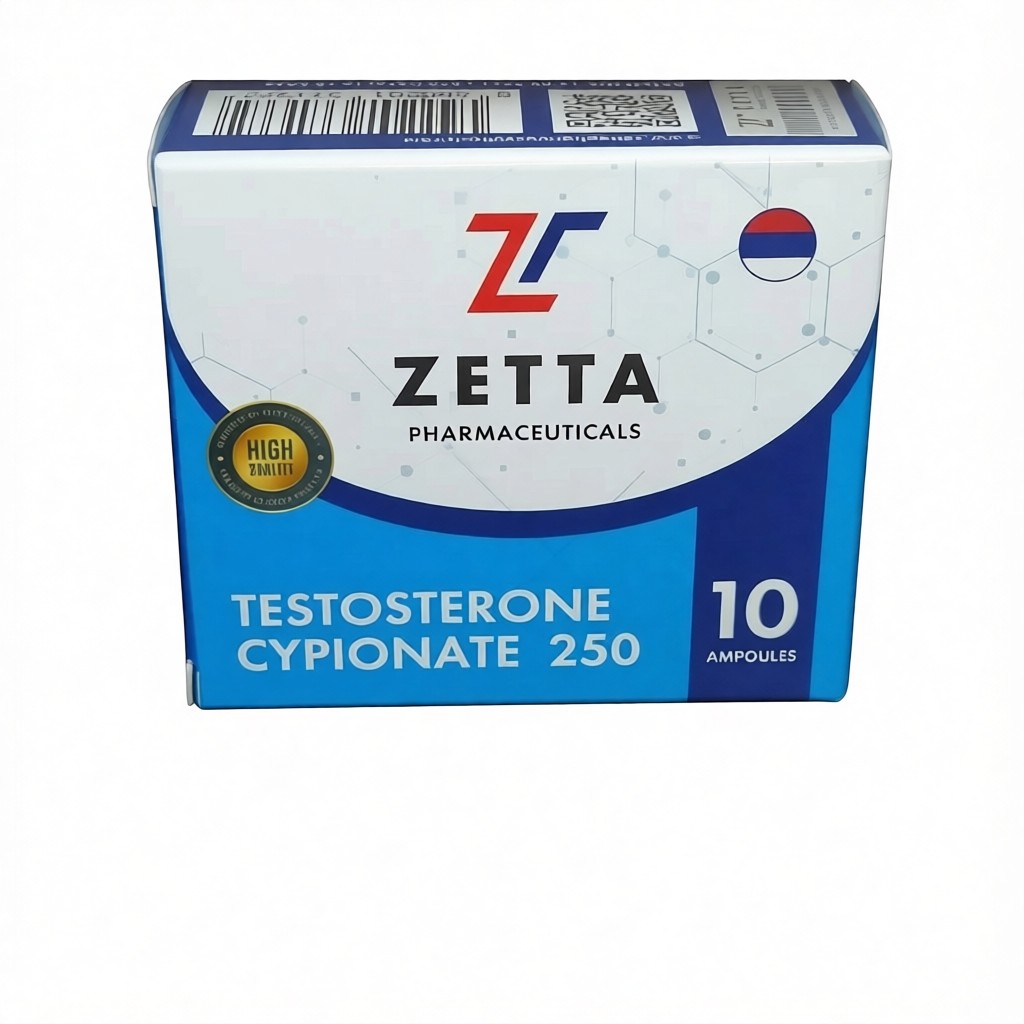 ZETTA TESTOSTERONE CYPIONATE 250mg/ml - ЦЕНА ЗА 10 АМП