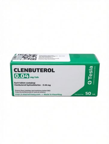TESLA CLENBUTEROL 0,04MG/TAB - ЦЕНА ЗА 100 ТАБ