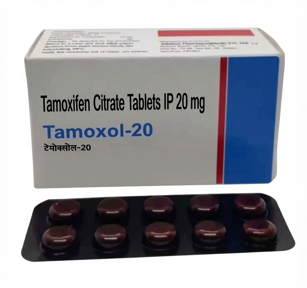 TAMOXOL-20 TAMOXIFEN CITRATE USP 20mgtab - ЦЕНА ЗА 10 ТАБ