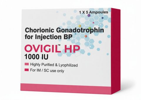 Shree Venkatesh Ovigil 1000iu Chorionic Gonadotropin 1 мл - цена за 5 ампул