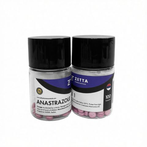 Zetta ANASTRAZOLE 1mg/tab - ЦЕНА ЗА 100 ТАБ БАНКА